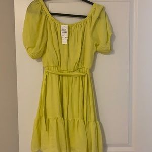 Nordstrom Yellow Lime Dress